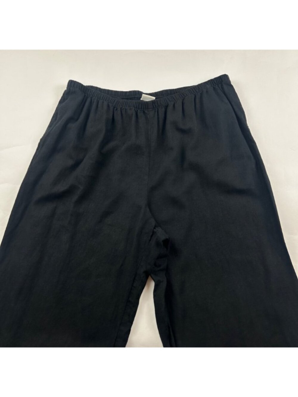 A New Day Black Linen Blend Wide Leg Lounge Pant XXL - Picture 2 of 8